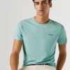 T-shirt slim fit con stampa logo T-shirt slim fit con stampa logo