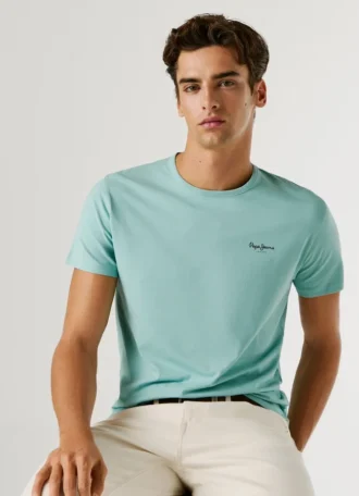 T-shirt slim fit con stampa logo