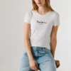 T-shirt slim fit con stampa logo T-shirt slim fit con stampa logo