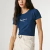 T-shirt slim fit con stampa logo T-shirt slim fit con stampa logo