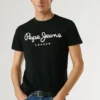 T-shirt slim fit con stampa logo T-shirt slim fit con stampa logo