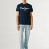T-shirt slim fit con stampa logo T-shirt slim fit con stampa logo