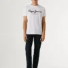 T-shirt slim fit con stampa logo T-shirt slim fit con stampa logo
