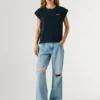 T-shirt slim fit con stampa logo T-shirt slim fit con stampa logo