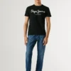 T-shirt slim fit con stampa logo T-shirt slim fit con stampa logo