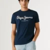 T-shirt slim fit con stampa logo T-shirt slim fit con stampa logo