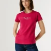 T-shirt slim fit con stampa logo T-shirt slim fit con stampa logo