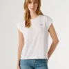 T-shirt slim fit con stampa logo