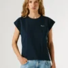 T-shirt slim fit con stampa logo T-shirt slim fit con stampa logo