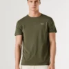 T-shirt slim fit con stampa logo T-shirt slim fit con stampa logo