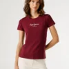 T-shirt slim fit con stampa logo T-shirt slim fit con stampa logo