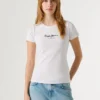 T-shirt slim fit con stampa logo T-shirt slim fit con stampa logo