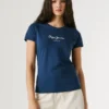 T-shirt slim fit con stampa logo T-shirt slim fit con stampa logo