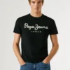 T-shirt slim fit con stampa logo T-shirt slim fit con stampa logo