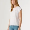 T-shirt slim fit con stampa logo
