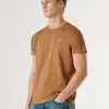 T-shirt slim fit con stampa logo T-shirt slim fit con stampa logo