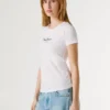 T-shirt slim fit con stampa logo T-shirt slim fit con stampa logo
