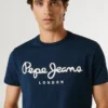 T-shirt slim fit con stampa logo T-shirt slim fit con stampa logo