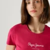T-shirt slim fit con stampa logo T-shirt slim fit con stampa logo