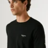 T-shirt slim fit con stampa logo T-shirt slim fit con stampa logo