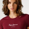 T-shirt slim fit con stampa logo T-shirt slim fit con stampa logo