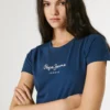 T-shirt slim fit con stampa logo T-shirt slim fit con stampa logo