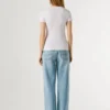 T-shirt slim fit con stampa logo T-shirt slim fit con stampa logo