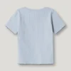 Top a girocollo in maglia pointelle Top a girocollo in maglia pointelle