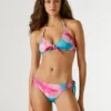 Top bikini a fiori