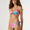 Top bikini a fiori