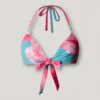 Top bikini a fiori