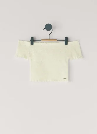 Top con spalle scoperte