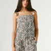 Top con spalline e stampa floreale Top con spalline e stampa floreale