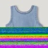 Top in denim senza maniche Top in denim senza maniche