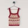 Top in maglia a righe Top in maglia a righe