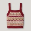 Top in maglia a righe Top in maglia a righe