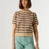 Top in maglia a righe
