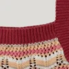 Top in maglia a righe Top in maglia a righe
