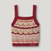 Top in maglia a righe Top in maglia a righe