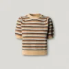 Top in maglia a righe
