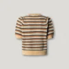 Top in maglia a righe