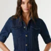 Tuta lunga in denim dalla vestibilità regolare Tuta lunga in denim dalla vestibilità regolare