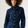 Tuta lunga in denim dalla vestibilità regolare Tuta lunga in denim dalla vestibilità regolare